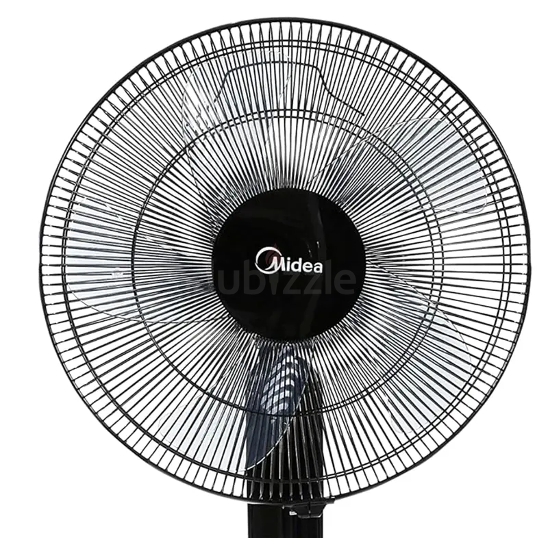 Midea Pedestal Stand Fan with Remote Control, 16 inch, 3 Speed Levels