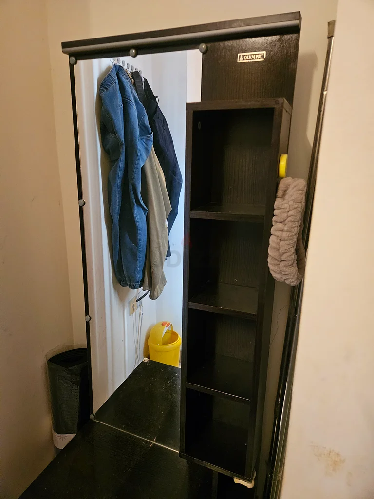 Dark Brown Dressing Table with mirror