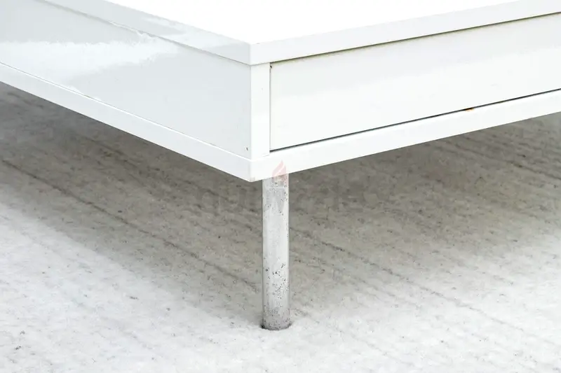 IKEA TOFTERYD Coffee table, highgloss white 95x95 cm