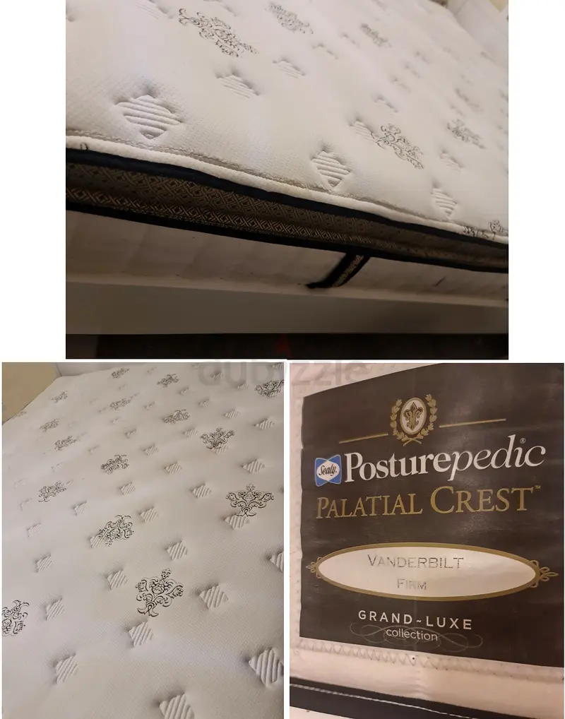 King size White bed set IKEA / UK mattress like new