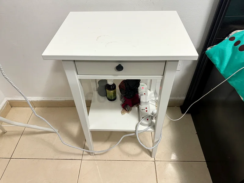 Bedside tables are for sale