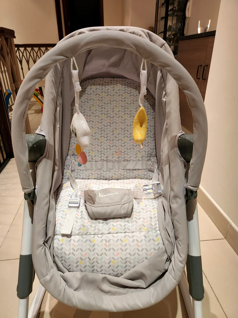 4 in 1 Baby Rocker, Recliner, crib, high chair