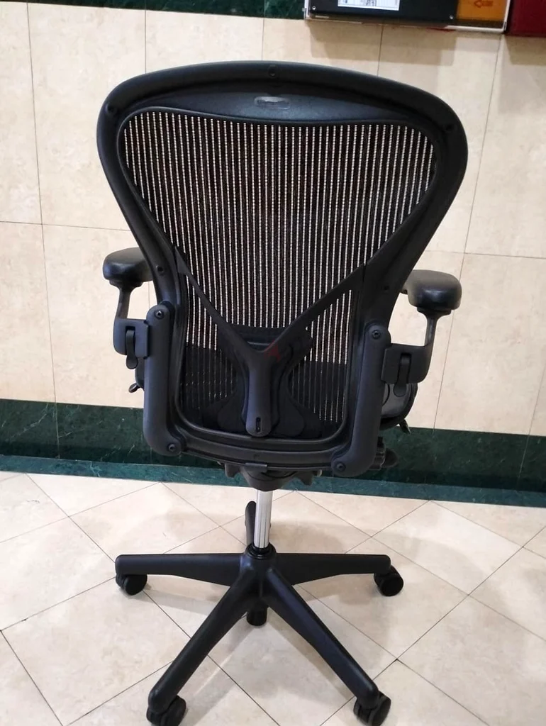 Model Herman Miller Aeron Classic Chair PostureFit Fully Loaded Size A