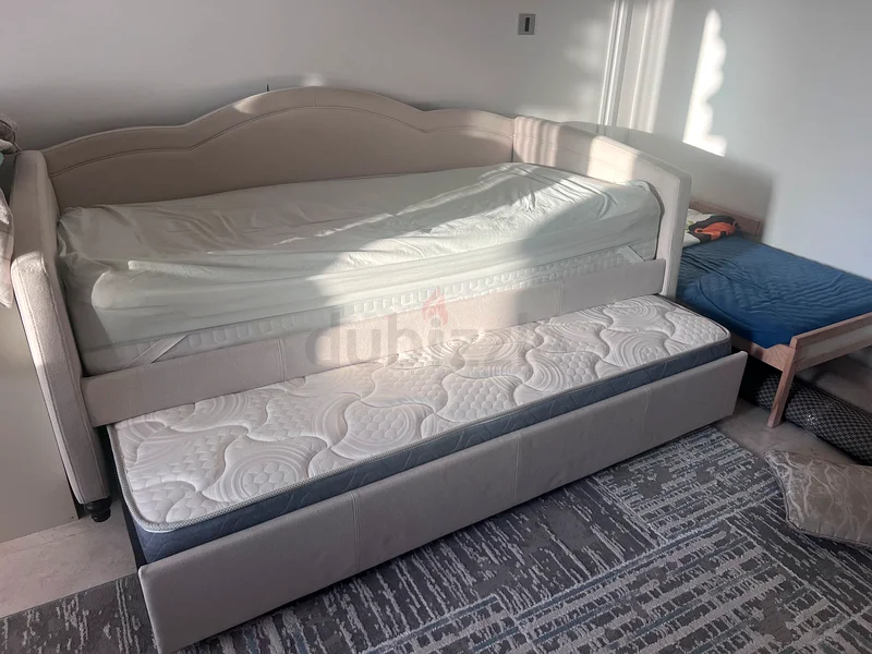 Sofa bed with mattress