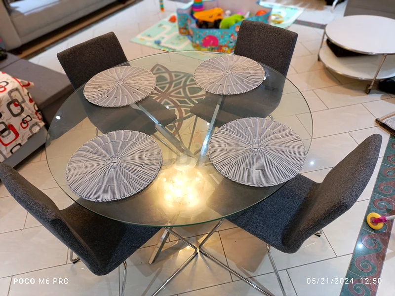 Ikea Glass Dinning table for Sale