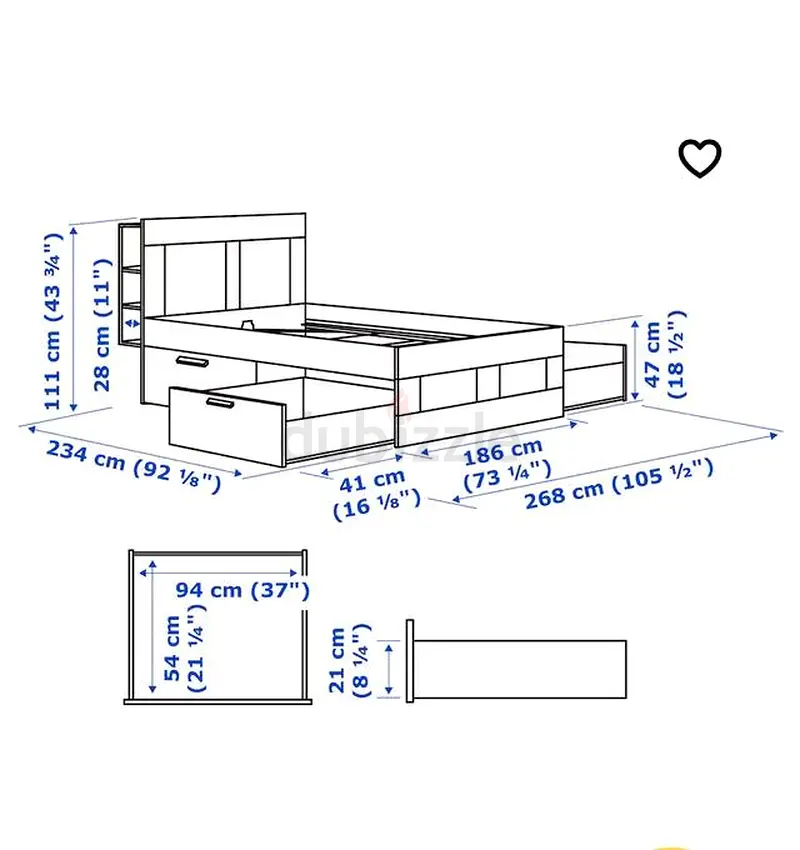 Cot Queen size