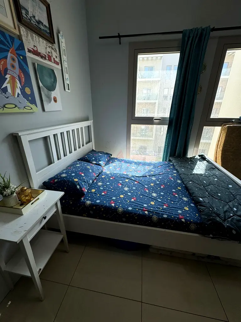 IKEA queen size bed with mattress