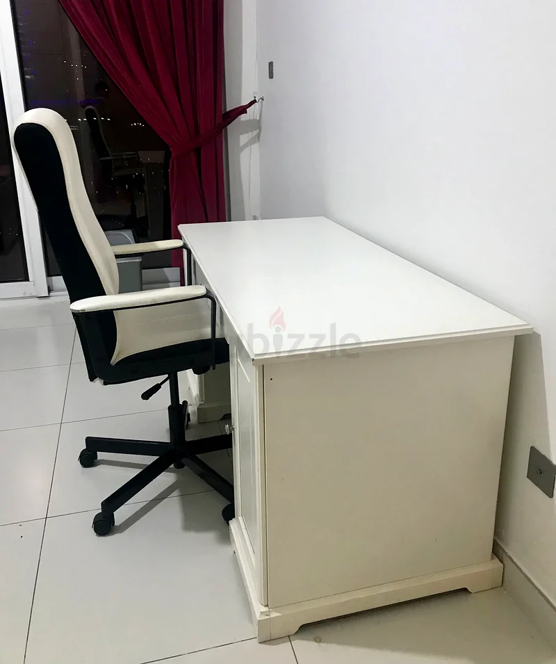 IKEA study table and chair set for sale