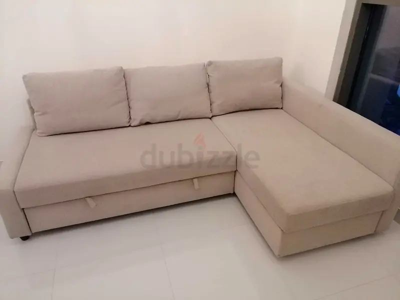 Delivery charge only 100 Ikea brand sofa bed with storage