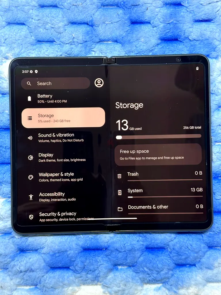 GOOGLE PIXEL FOLD 12/256GB STORAGE
