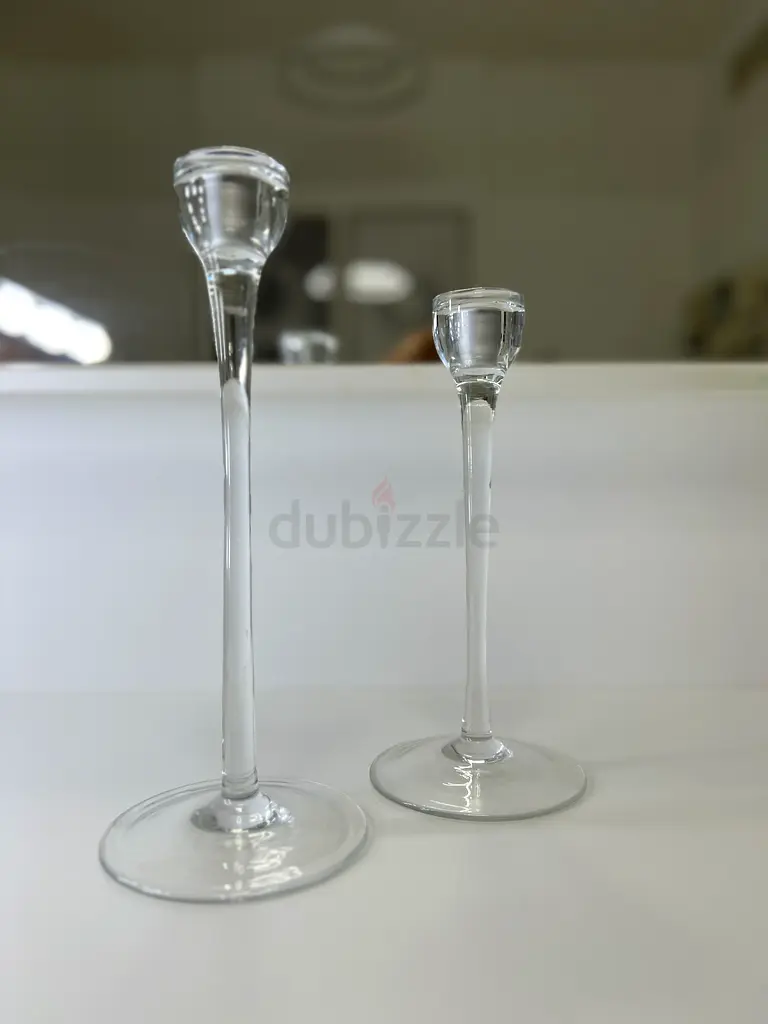 Household Items Acrylic Candle Holders / Serving Tray / Glass Serving