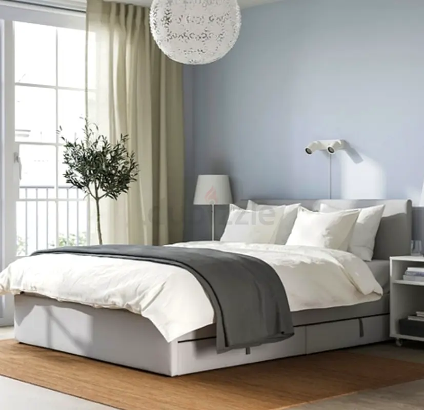 King bed and mattress IKEA use for guest room. Like new