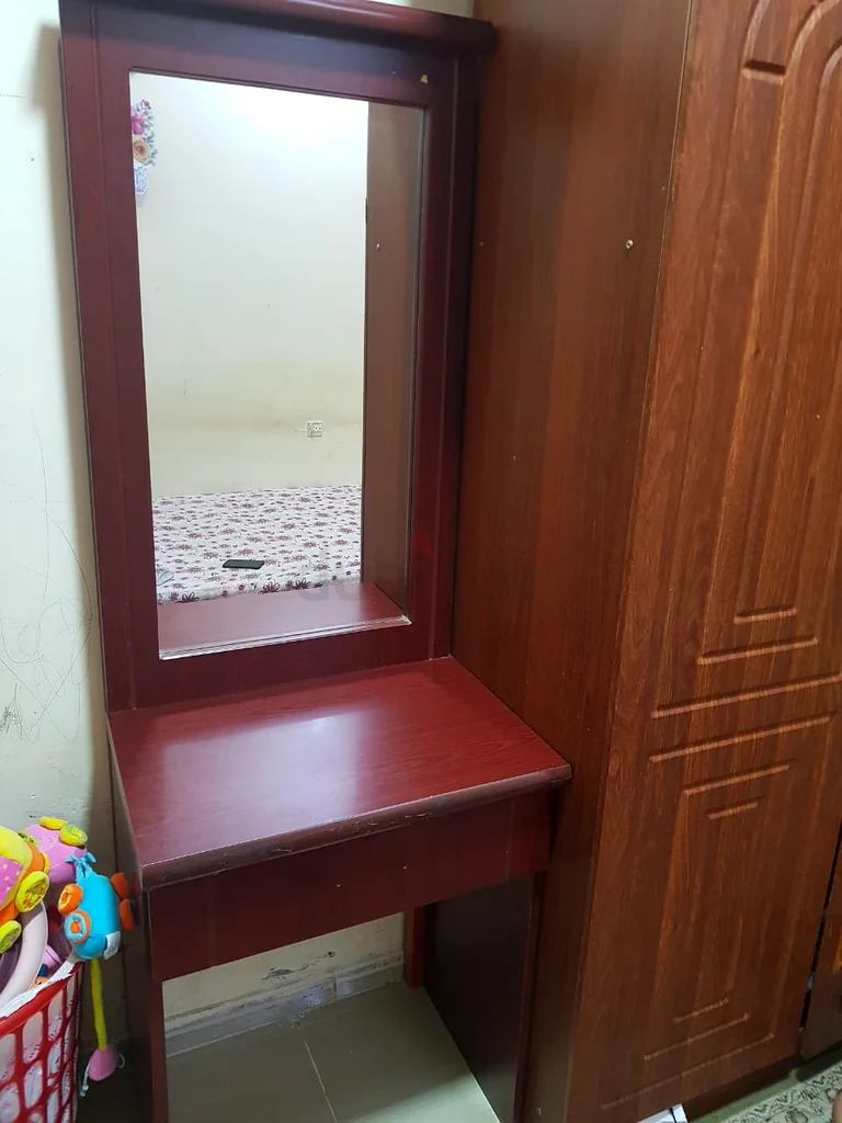 Bed bunk bed with dressing tabe