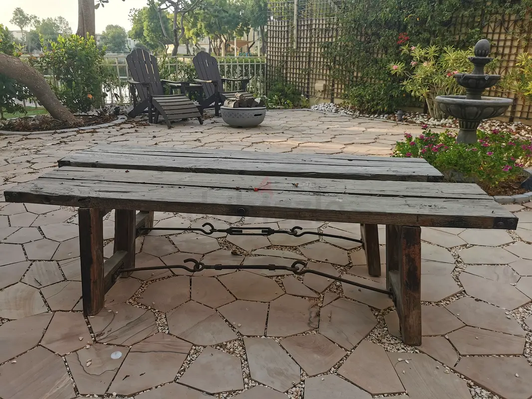 Outdoor garden bench