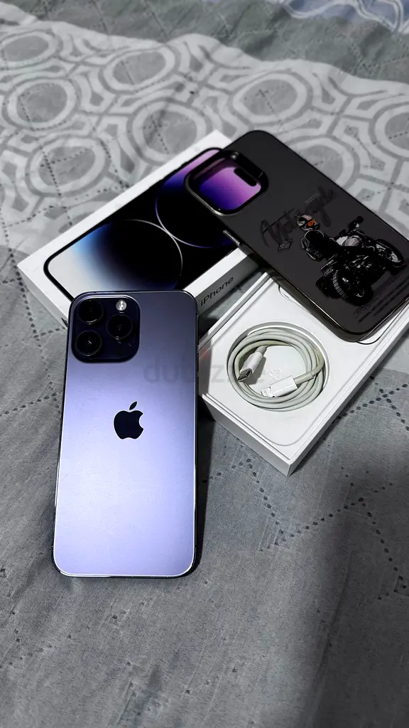UAE Version Iphone 14 pro Max 256 GB Deep Purple