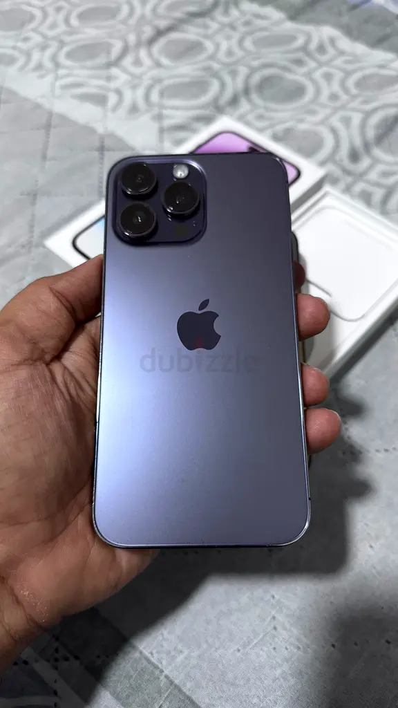 UAE Version Iphone 14 pro Max 256 GB Deep Purple