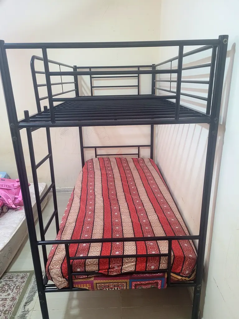 Bed bunk bed with dressing tabe