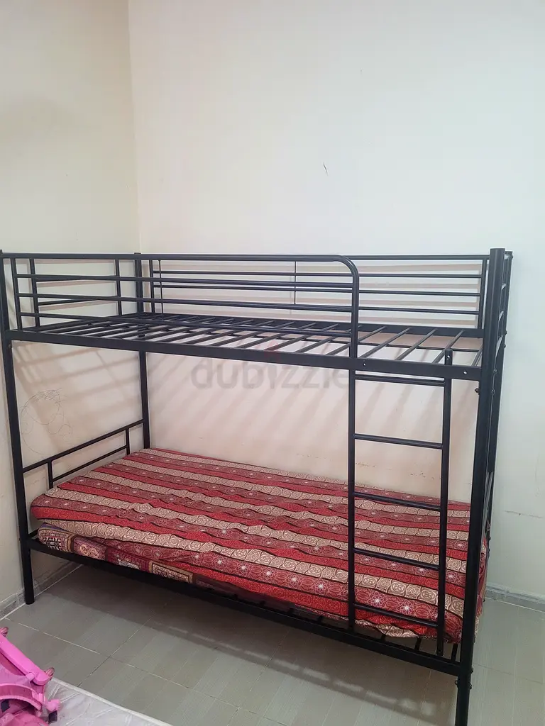 Bed bunk bed with dressing tabe