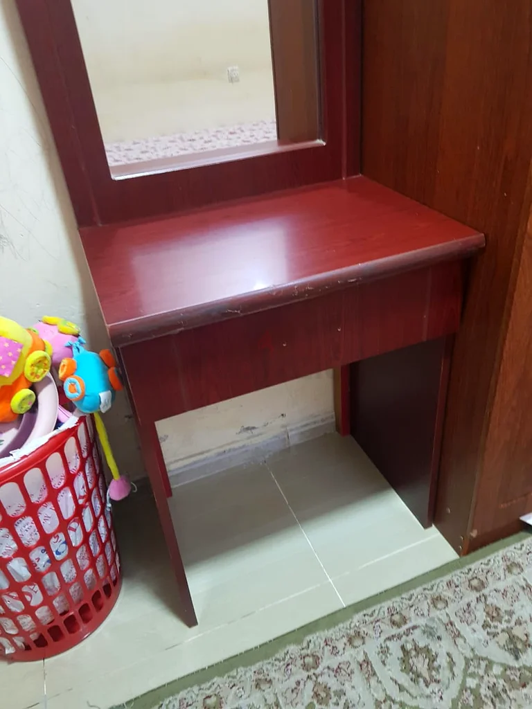 Bed bunk bed with dressing tabe