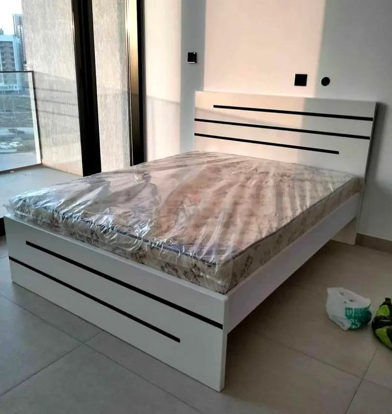 Brand New bed queen size with mattress available