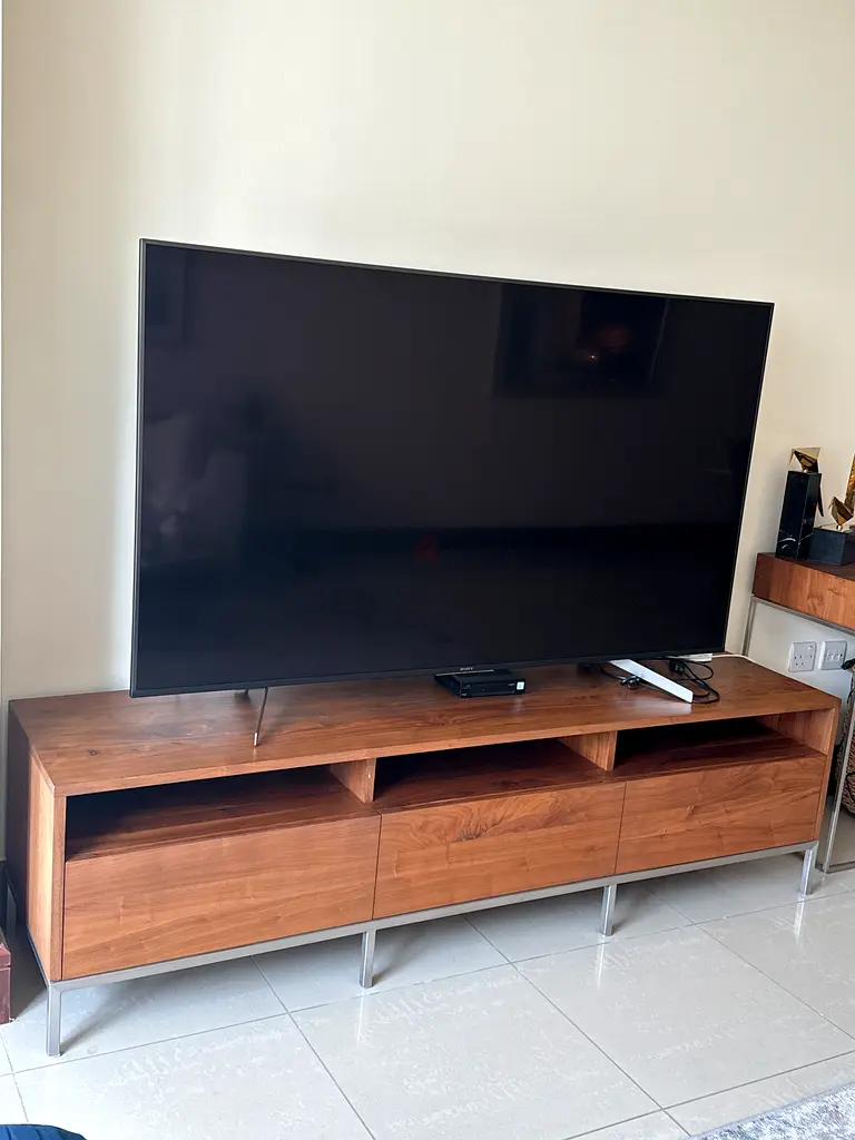 CRATE BARREL Pearson Walnut Media Console