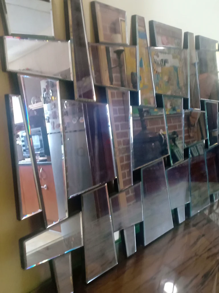 Big Art Deco Mirror From 2XL Store for sale