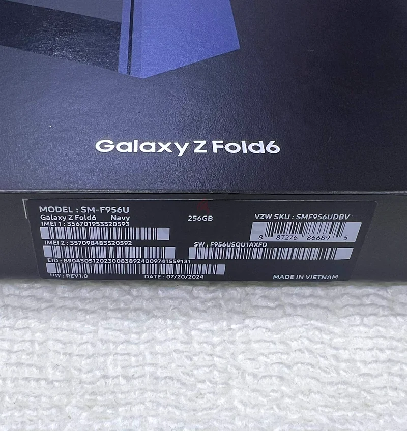 Samsung Z fold 6 256 GB USA