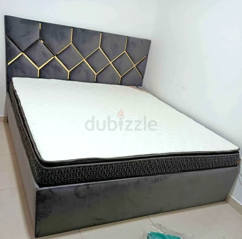 Brand new king size 180cm 200cm bed with mattress available