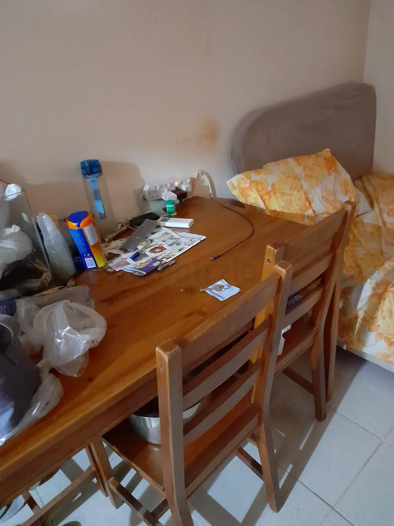 Ikea dining table with 4 chirs